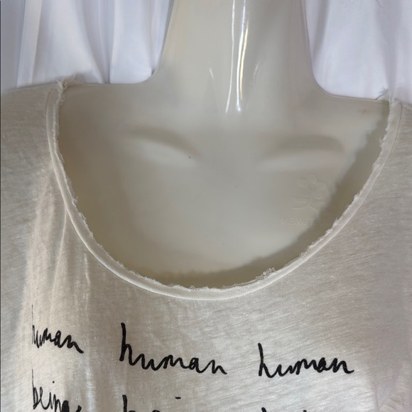 J. Crew Cream Graphic Relaxed T-Shirt - Picture 6 of 8